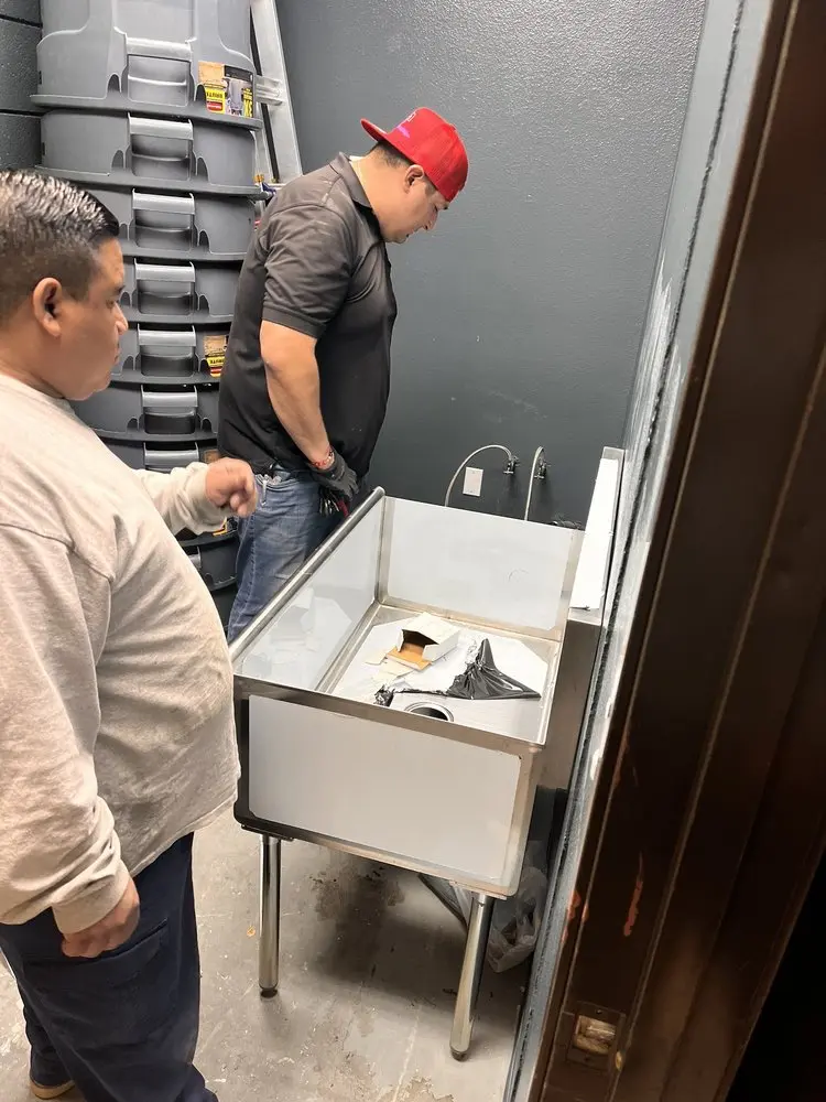 Commercial plumbing and sink installation in El Rio